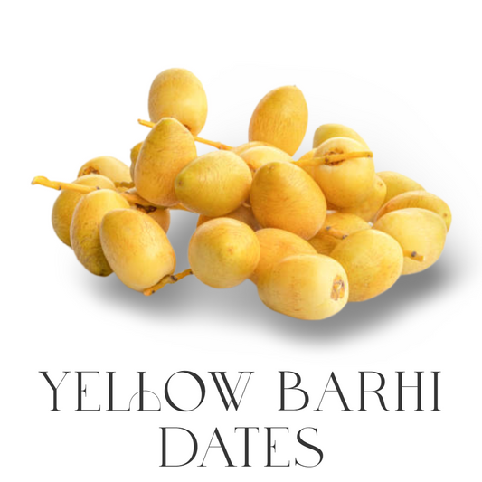 Fresh Yellow Barhi Dates (6lb) – Sweet, Crunchy, and Delightful! 🌴✨